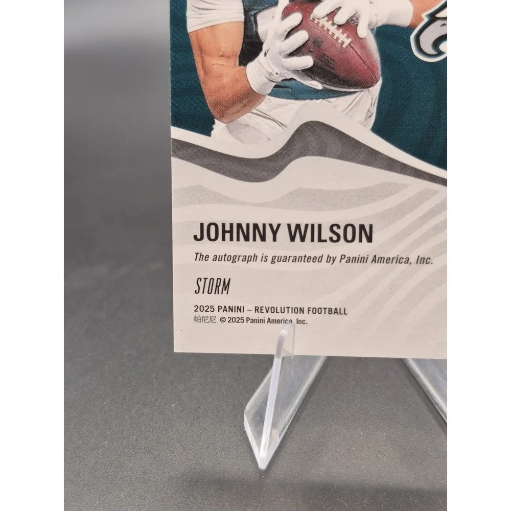2025 Panini Revolution Johnny Wilson #RSA-JWN Storm Autpgraphs Eagles